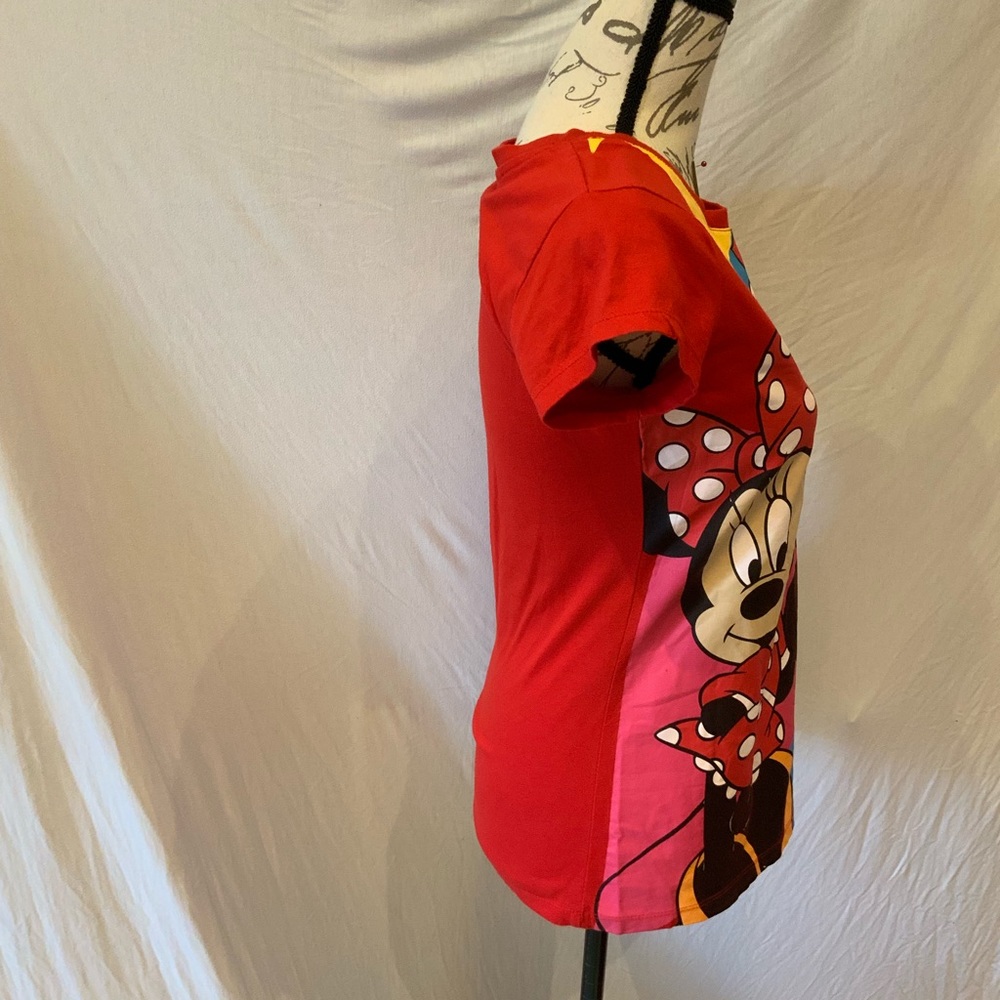 EUC-Disney red Minnie and Mickey short-sleeve tee - Picture 2 of 4